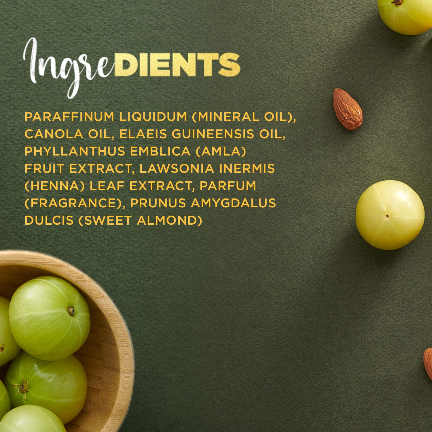 Dabur Vatika Naturals Amla, mejora la densidad capilar para cabello más lleno.