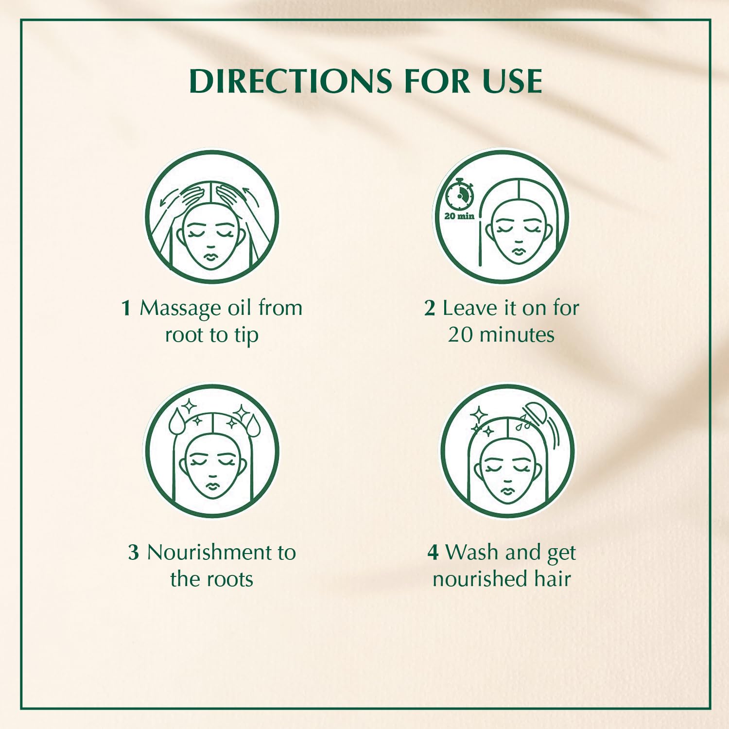 Masaje nocturno para cabello suave al despertar.