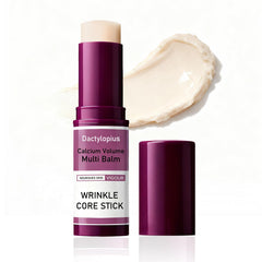Dactylopius Calcium Multi Bálsamo en barra envase: hidratación intensa para rostro y cuello.