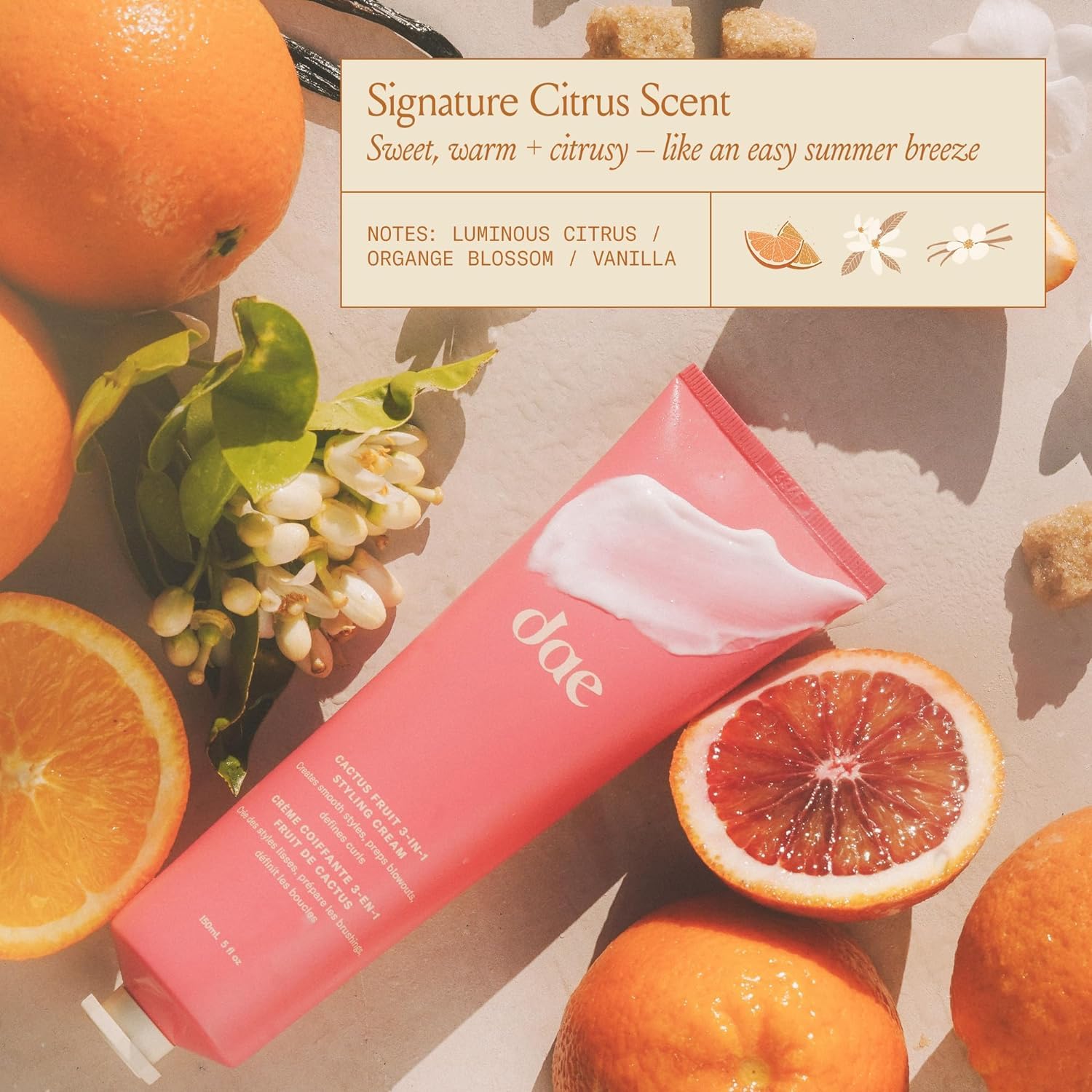 DAE Cactus Fruit 3-en-1 crema: envase vegano y reciclable.