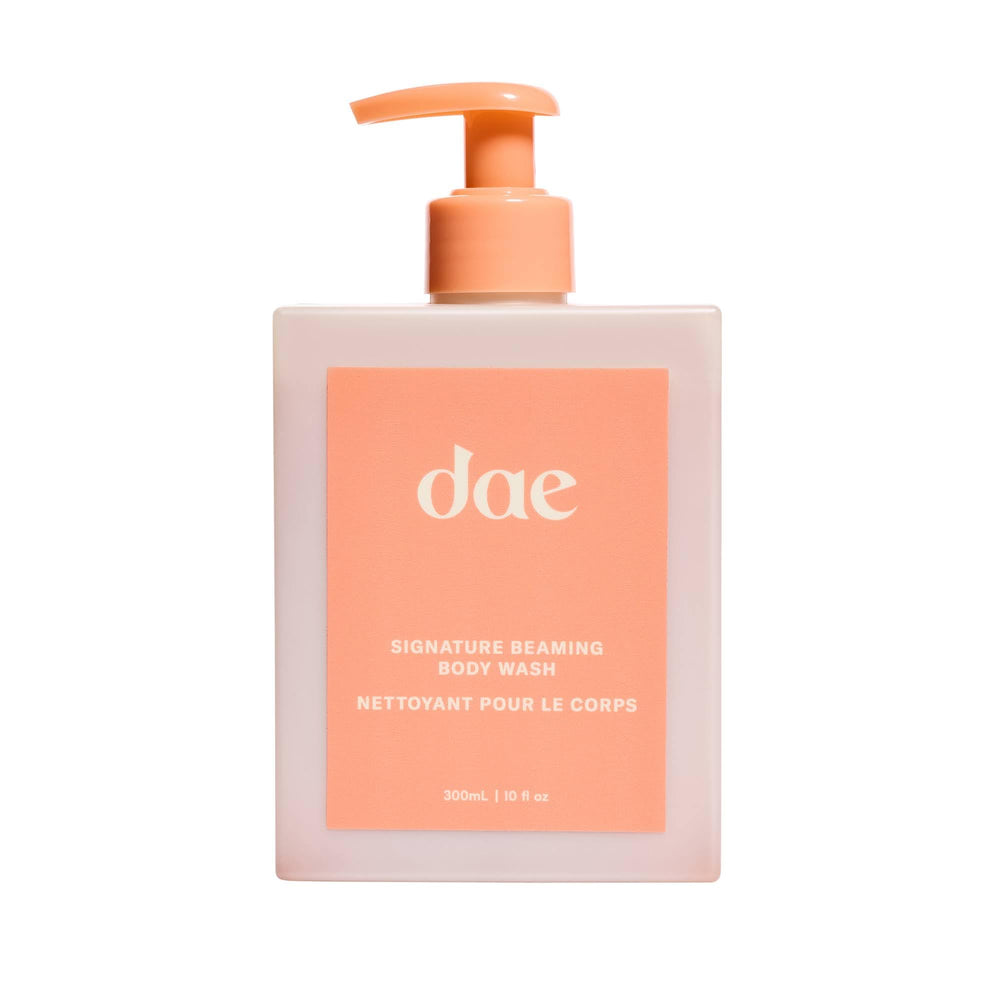 DAE Signature Beaming: gel de ducha en botella para hidratación suave.