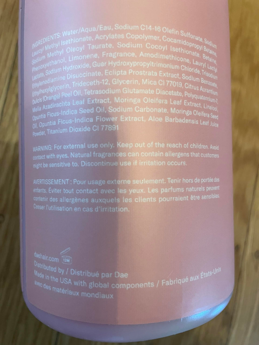 DAE Signature Shampoo para pelo liso y ondulado, uso diario recomendado
