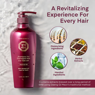 Daeng Gi Meo Ri hidratación profunda para cabello seco sin pesadez.