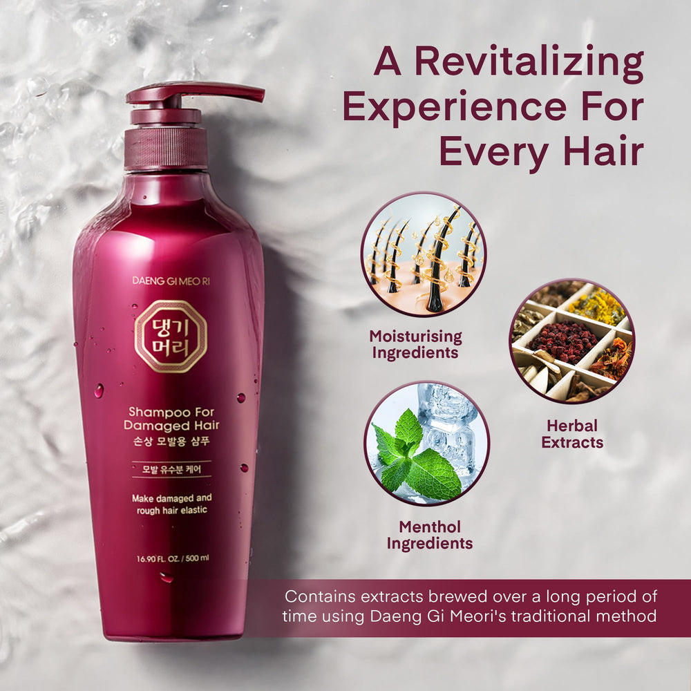 Daeng Gi Meo Ri hidratación profunda para cabello seco sin pesadez.