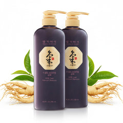 Daeng Gi Meo Ri Ki Gold Premium Shampoo, botella de 780 ml para cuidado diario y cabello elástico.
