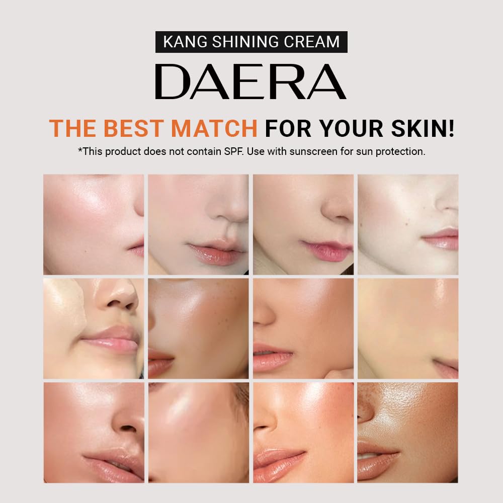 DAERA Kang Shining Crème BB base prête à superposer avec protection solaire