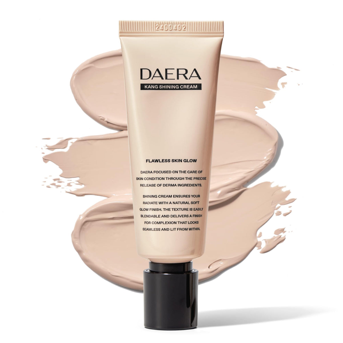 DAERA Kang Shining Crème BB texture légère pour teint homogène et lumineux