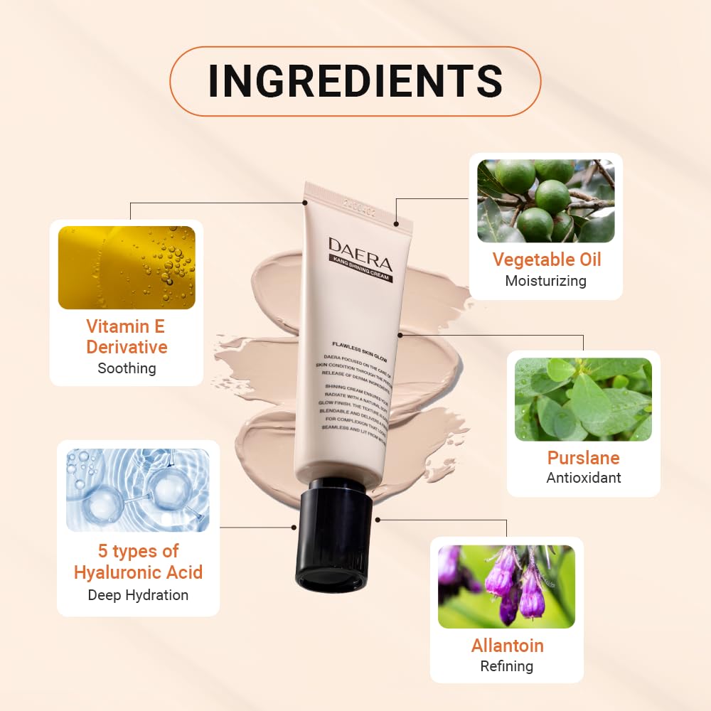DAERA Kang Shining Crème BB tenue longue durée sans retouches
