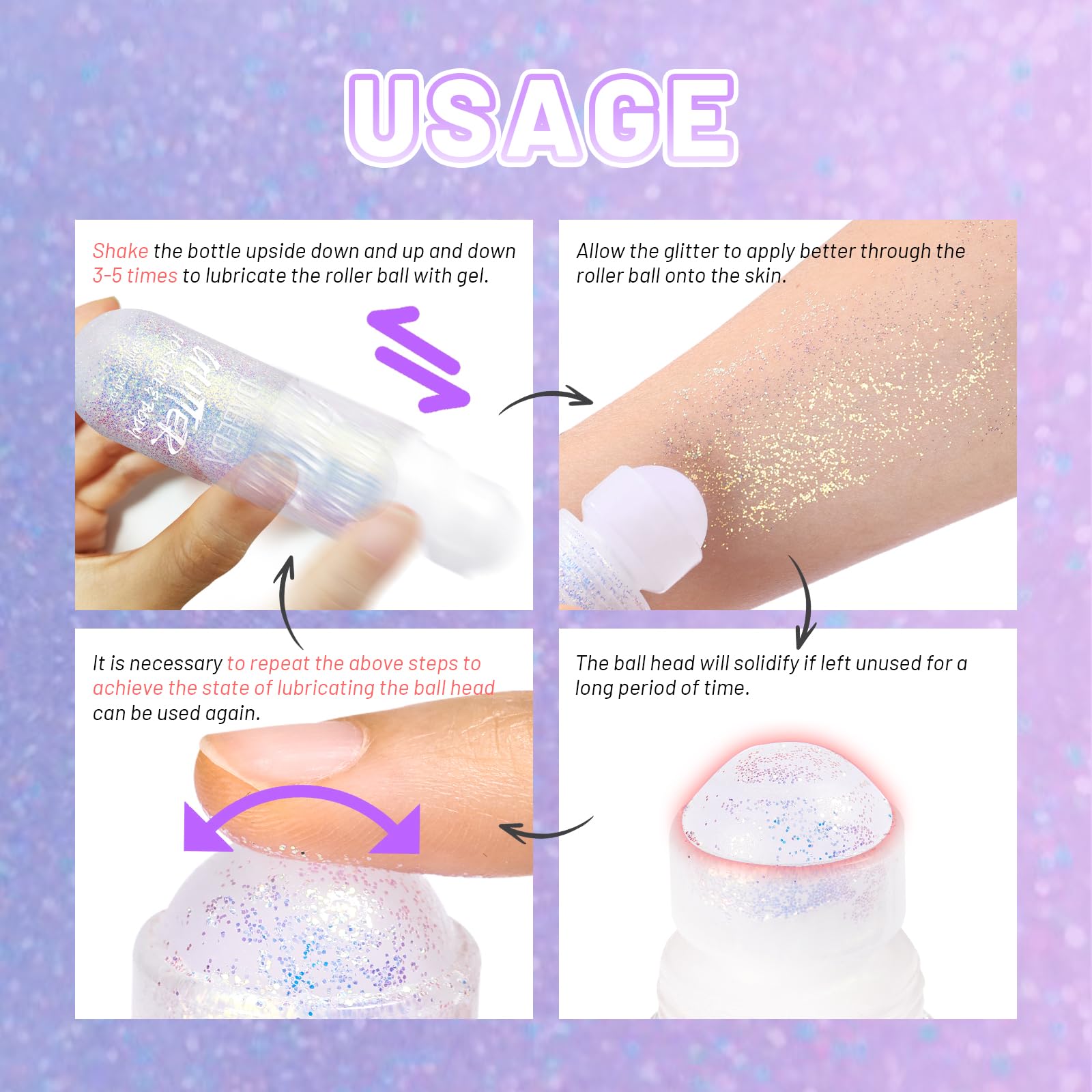 DAGEDA envase portátil para bolso, retoques rápidos