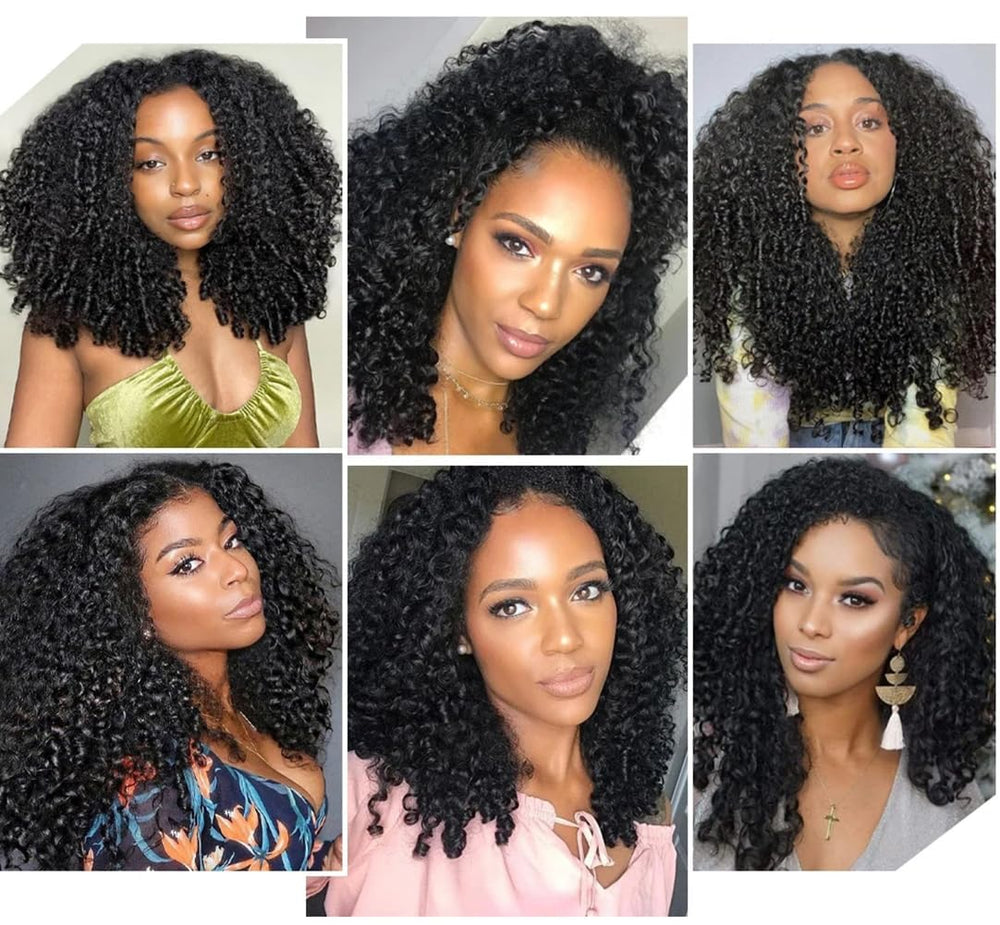 Daikemei Burmese Curly Bundles negro natural: color auténtico que facilita combinaciones.