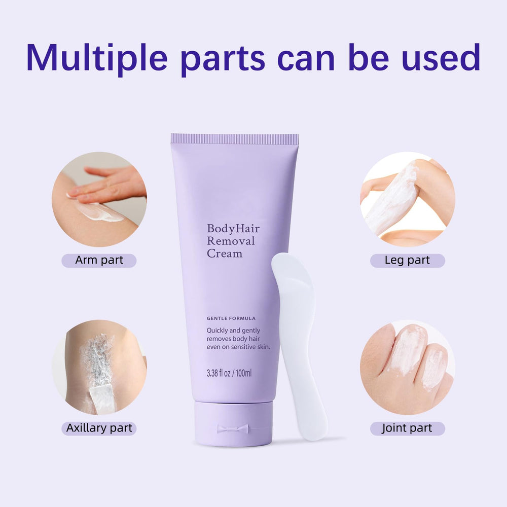 DaiLaiFu hair removal for men showing versatile body use.