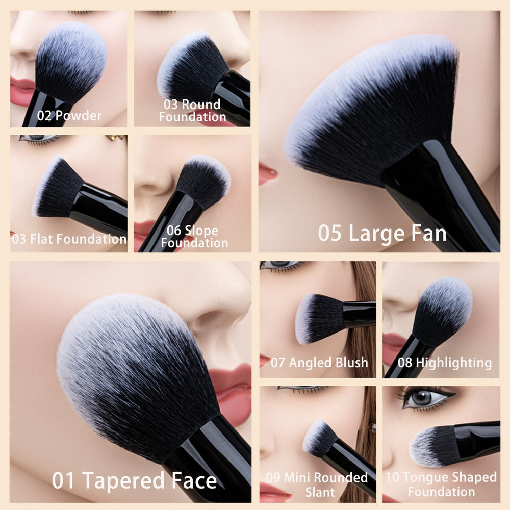 Daily Queen pinceles para sombras, ideal para difuminar pliegues.