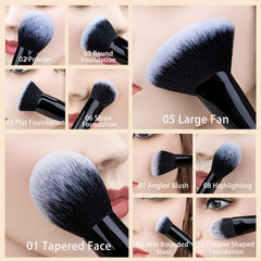 Daily Queen pinceles para sombras, ideal para difuminar pliegues.