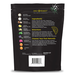 Daily Remedy Citrus Detox Foot Soak, lista de ingredientes con aceites esenciales para piel sana