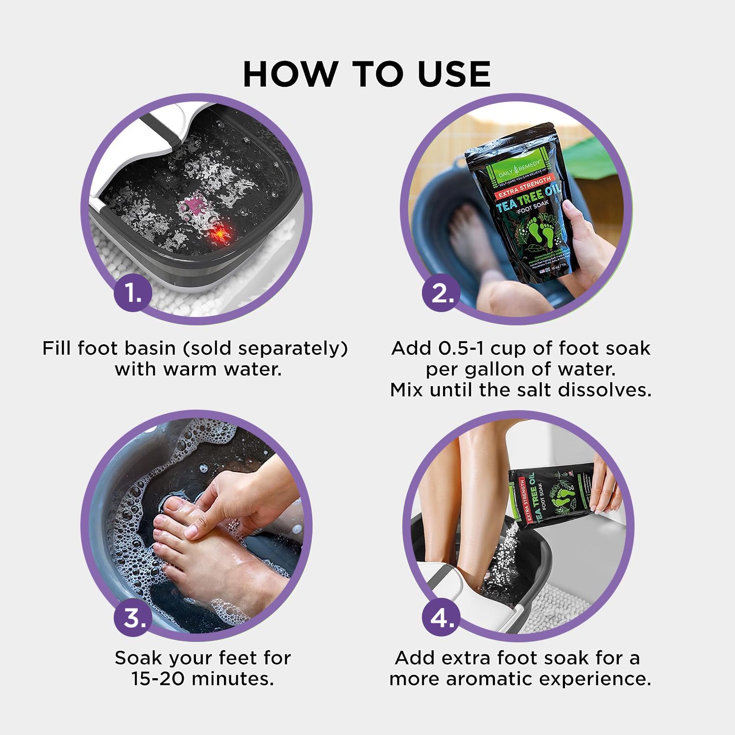  Daily Remedy Mezcla de Aceites con aroma calmante para pies