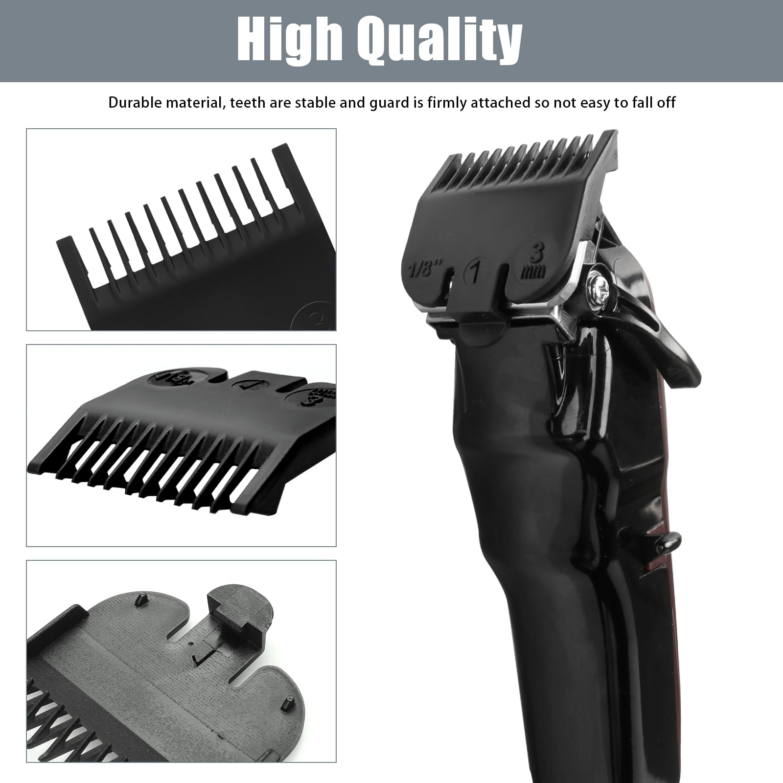 Compatibilidad con clippers Wahl de tamaño completo, salvo series de competición
