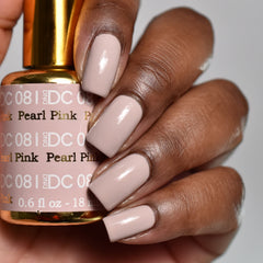 DND DC Esmalte Gel 081 Rosa Perla, acabado perlado con durabilidad