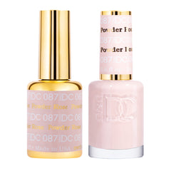 DAISY DND esmalte gel rosa polvo; tono neutro para uñas elegantes.