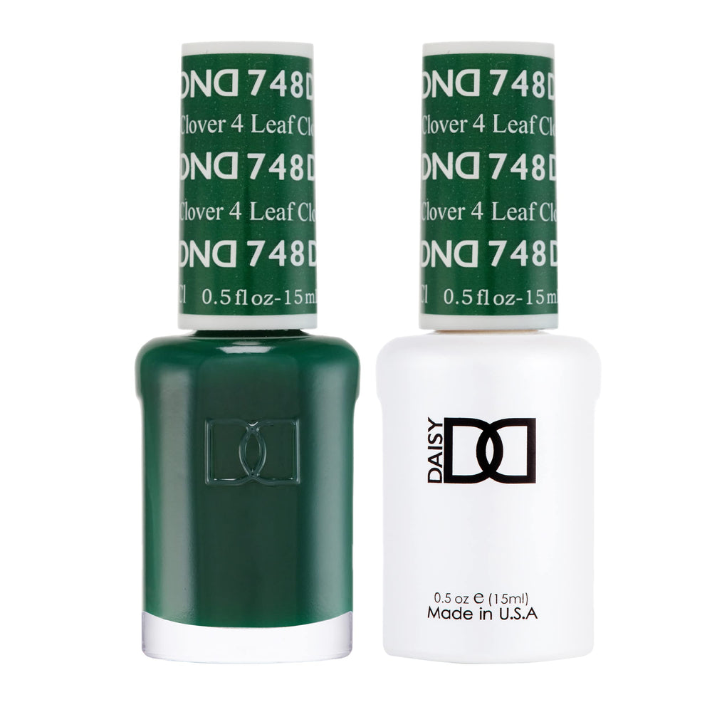 Gel de uñas DAISY DND en verde bosque, tono intenso
