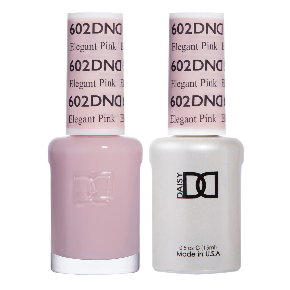 DAISY DND set gel rosa 602 con acabado duradero para uñas