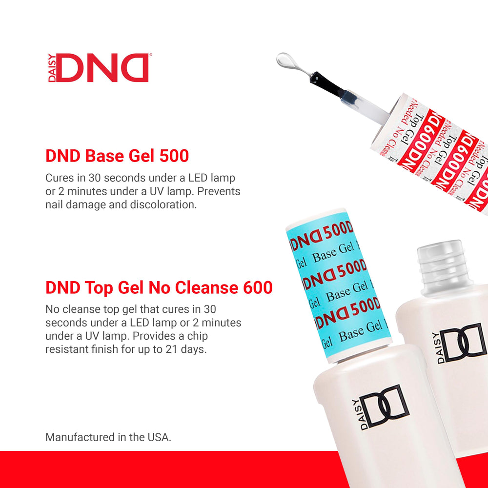 DAISY DND Set profesional de gel: manicura precisa y duradera.