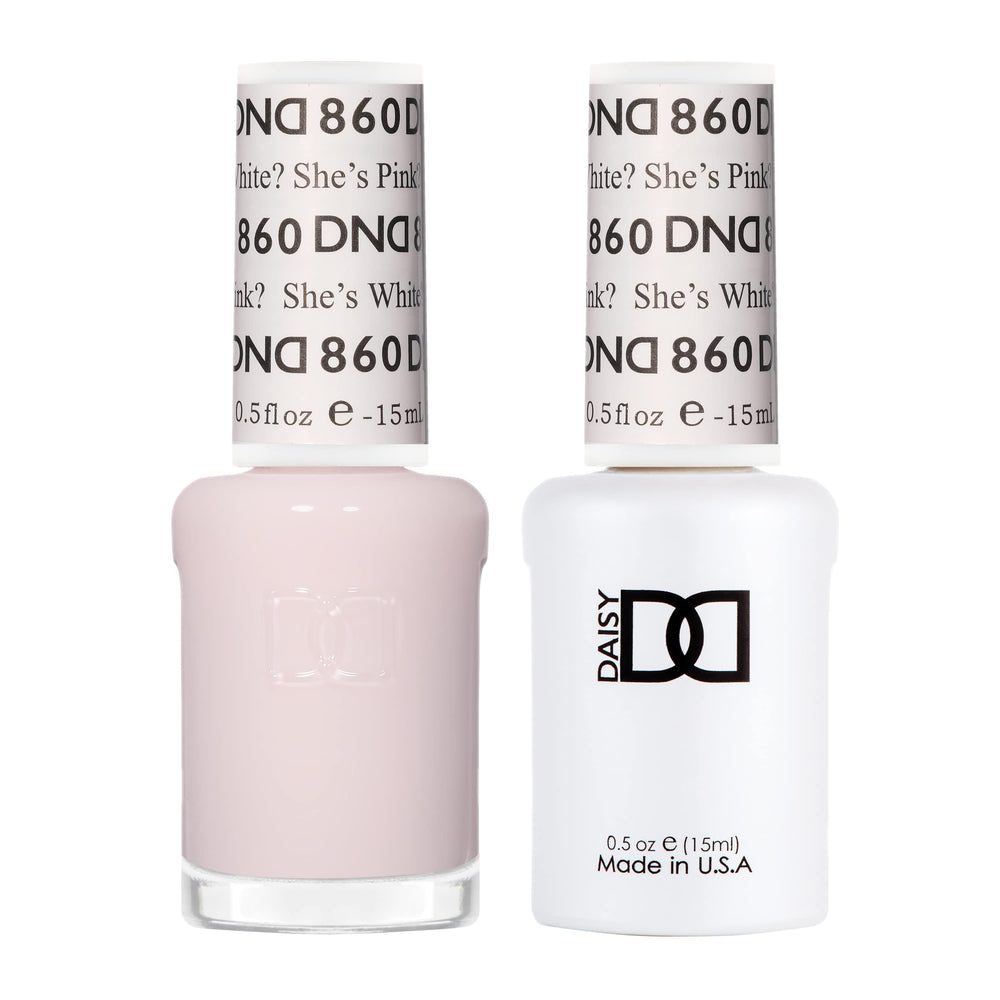 Set DAISY DND translúcido 860, caja dúo ideal para regalo de manicura en casa.