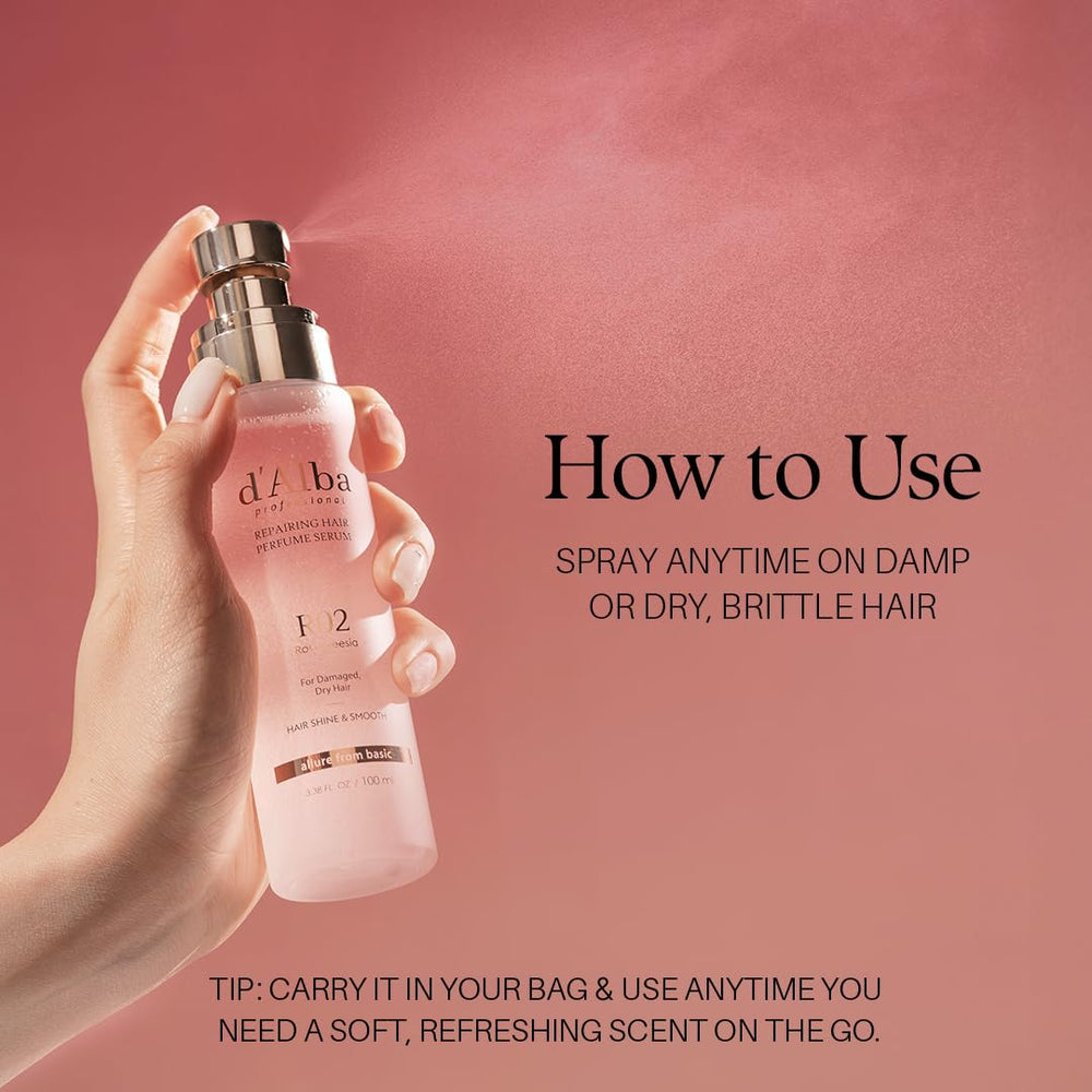 Aplicación suave enfocada en puntas para brillo y control del frizz.