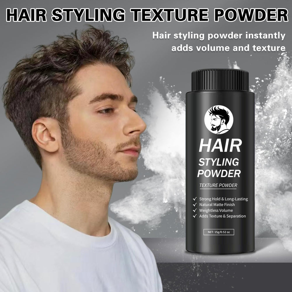 DAMUSI polvo texturizante, levantamiento en raíces para un aspecto natural.