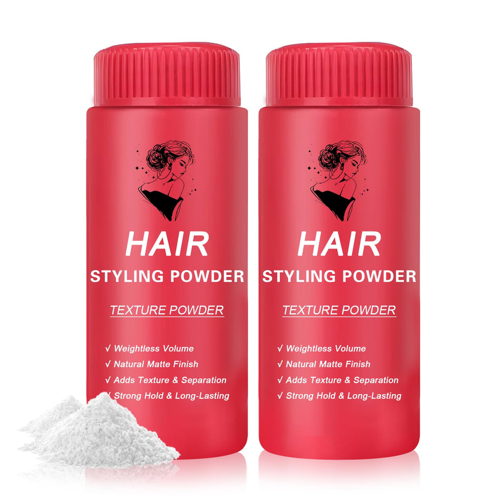 DAMUSI polvo texturizante para cabello, paquete de dos, volumen inmediato y acabado mate.