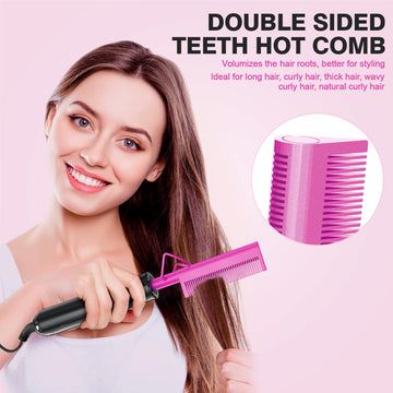 DAN Technology plancha cerámica e iones para brillo y suavidad.