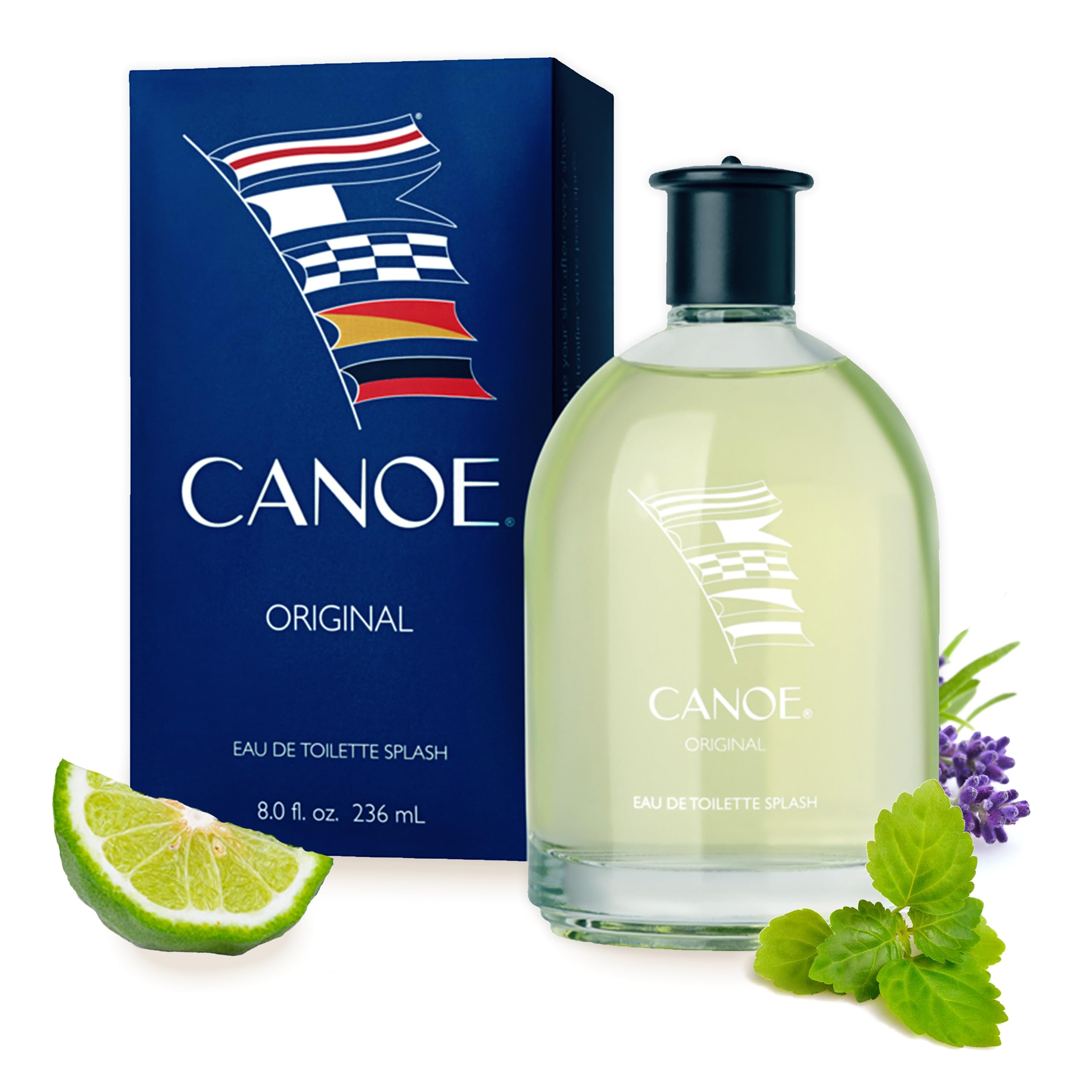 Dana Canoe: frasco de eau de toilette para uso diario y deportivo.