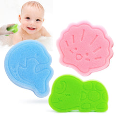 Esponja DANCELF delfín azul, baño suave del bebé