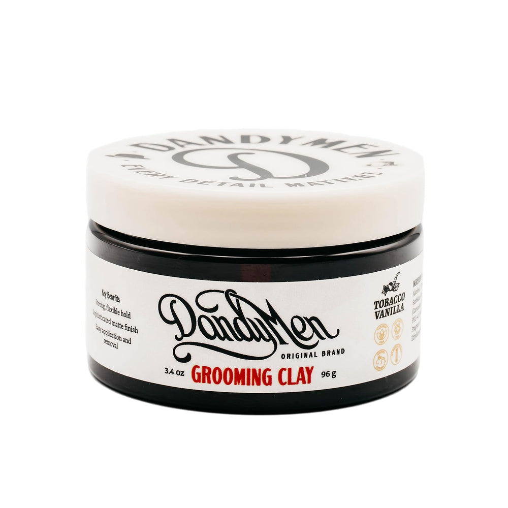 DandyMen Grooming Clay: agarre fuerte para estilos con movimiento