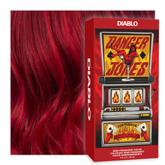 Danger Jones Diablo Rojo: botella de color vibrante para tono intenso y duradero