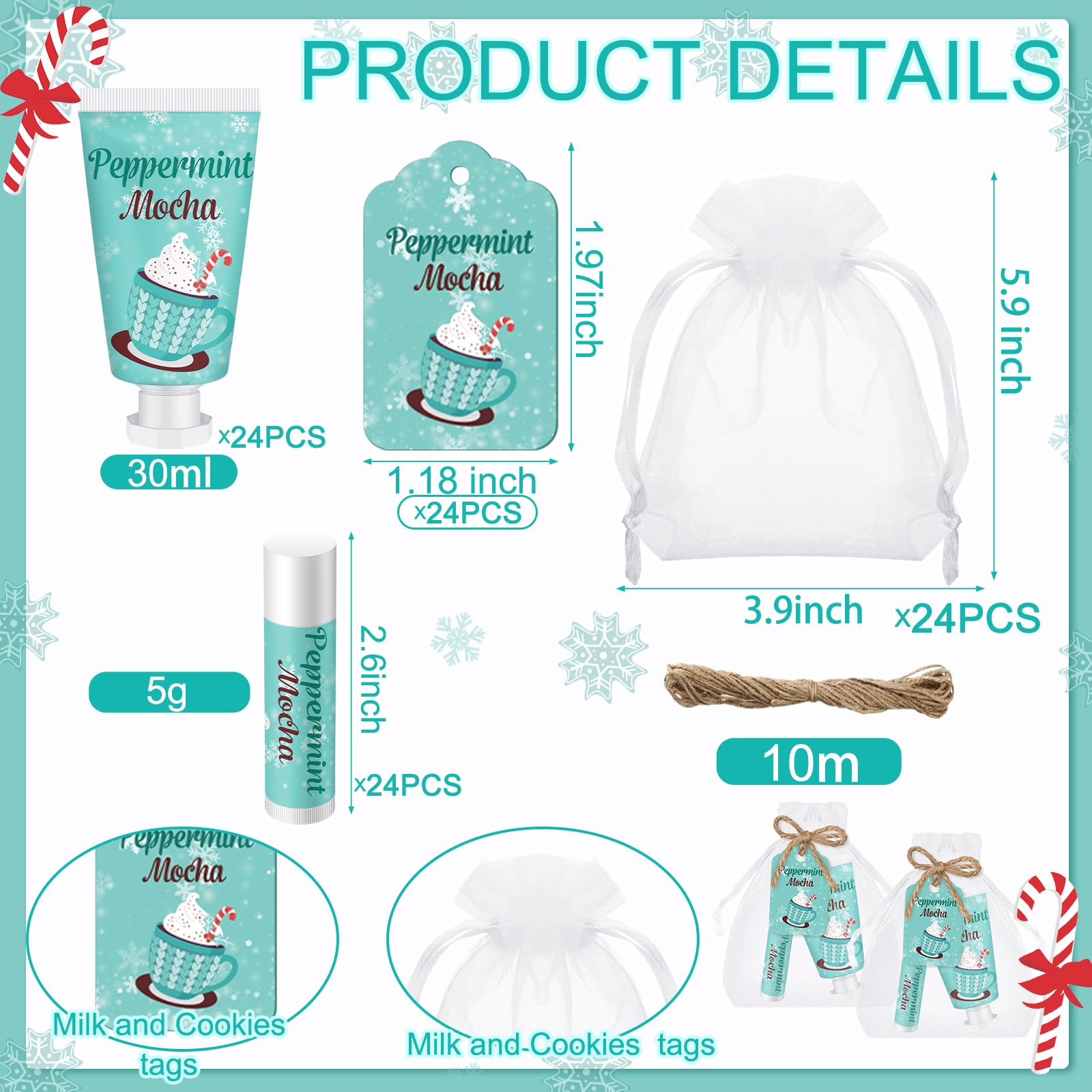 Dansib cremas con diseños de suéter navideño para eventos y regalos.