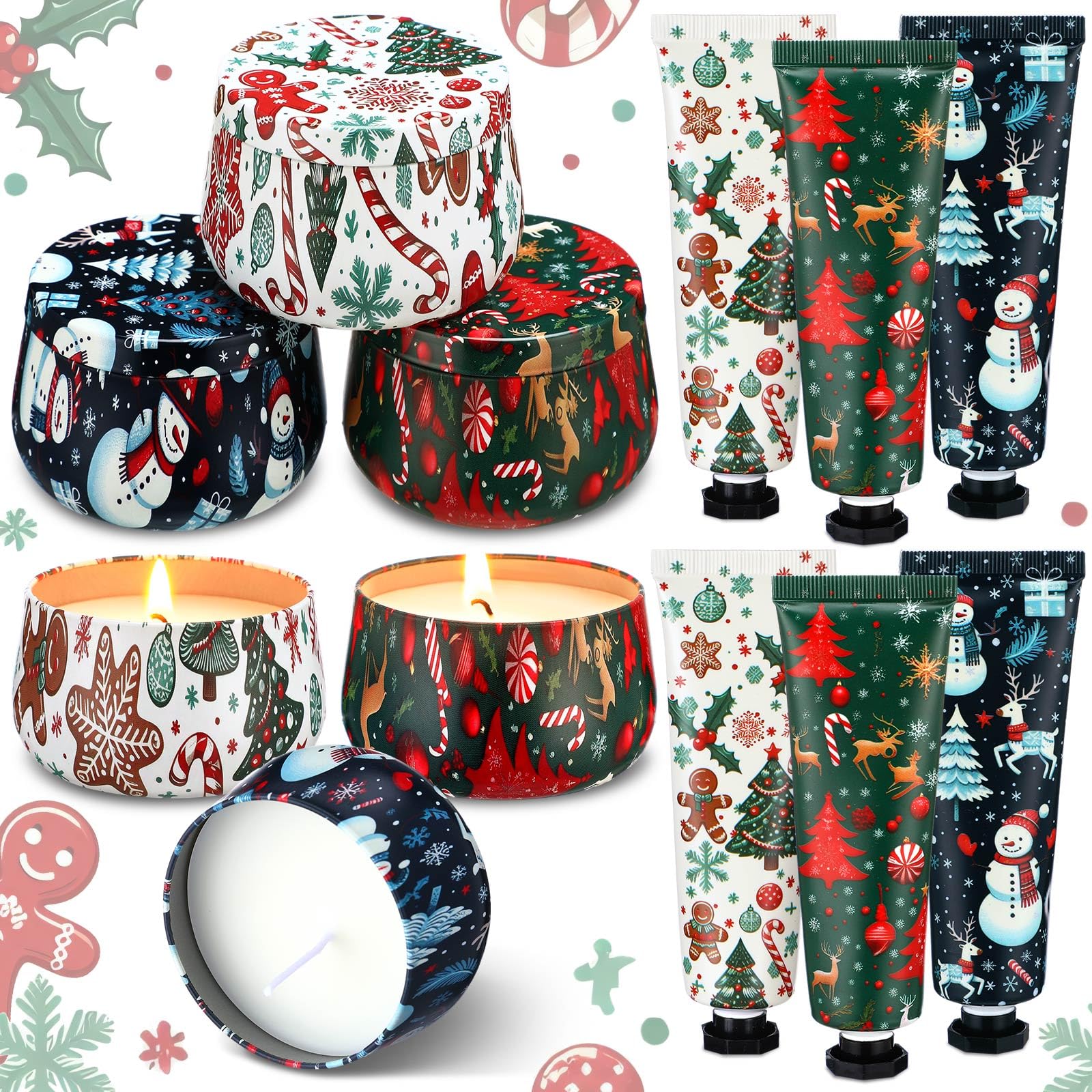 Velas aromáticas Dansib con diseño de árbol para ambientación relajante.