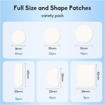 Parche Daolyo redondo 10 mm, ideal para granos pequeños a medianos