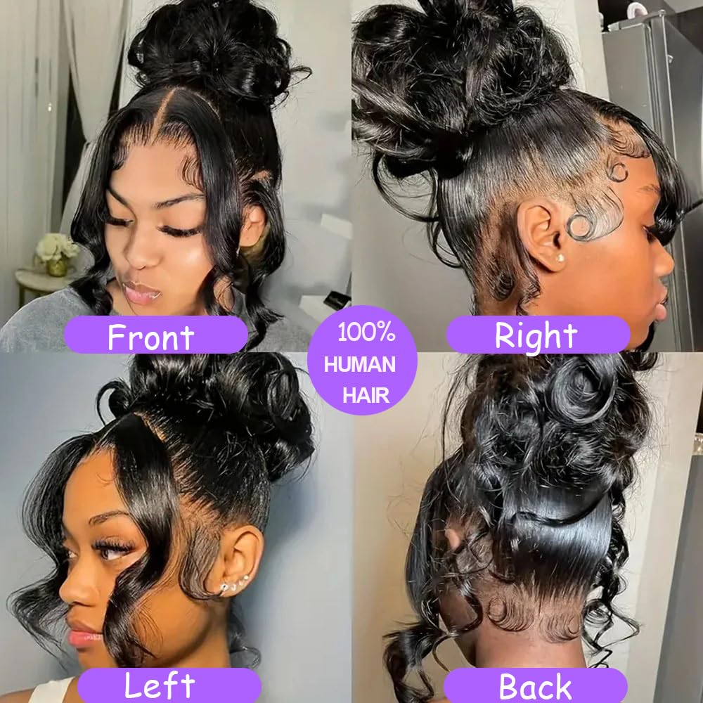 daparo Pre-plucked baby hairs and natural hairline for realistic front.
