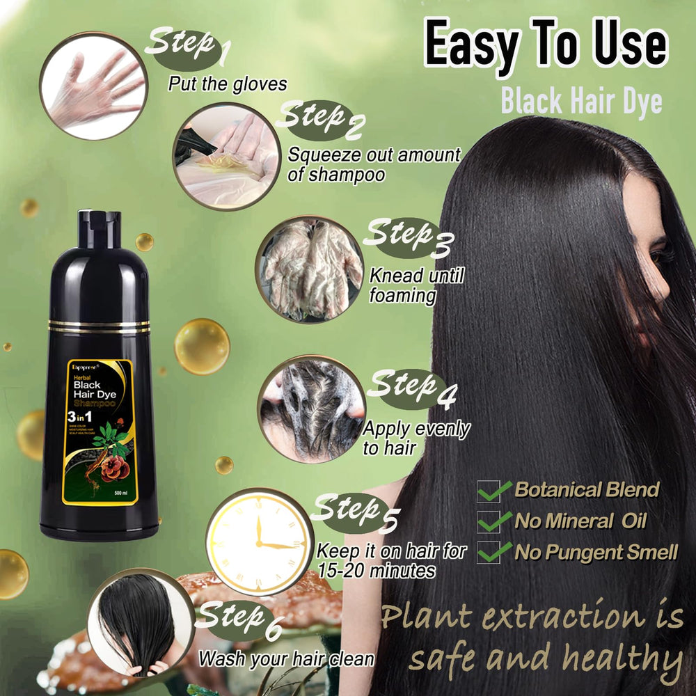 Dapoprren Shampoo Cobertura Canas Casera ofrece color y limpieza suave