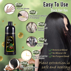 Dapoprren Shampoo Cobertura Canas Casera ofrece color y limpieza suave