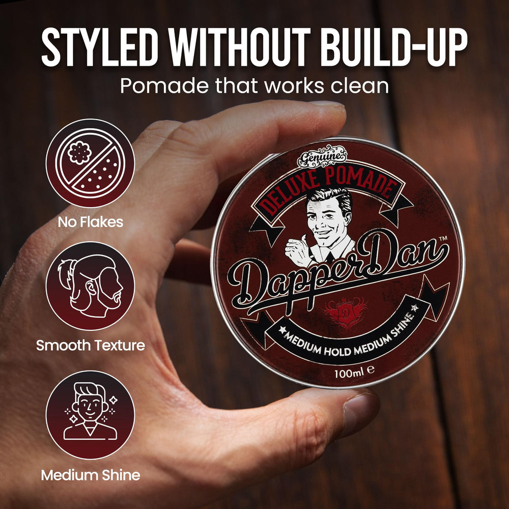 Cierre o tapa del frasco de Deluxe Pomade de Dapper Dan