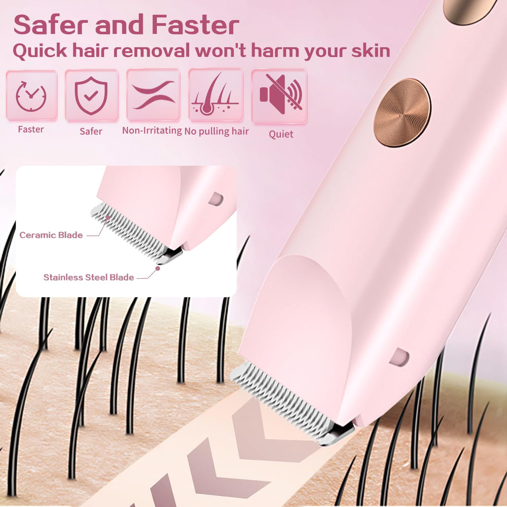 dardarouxiao cabeza-doble facilita recorte de cuerpo y rostro con suavidad.
