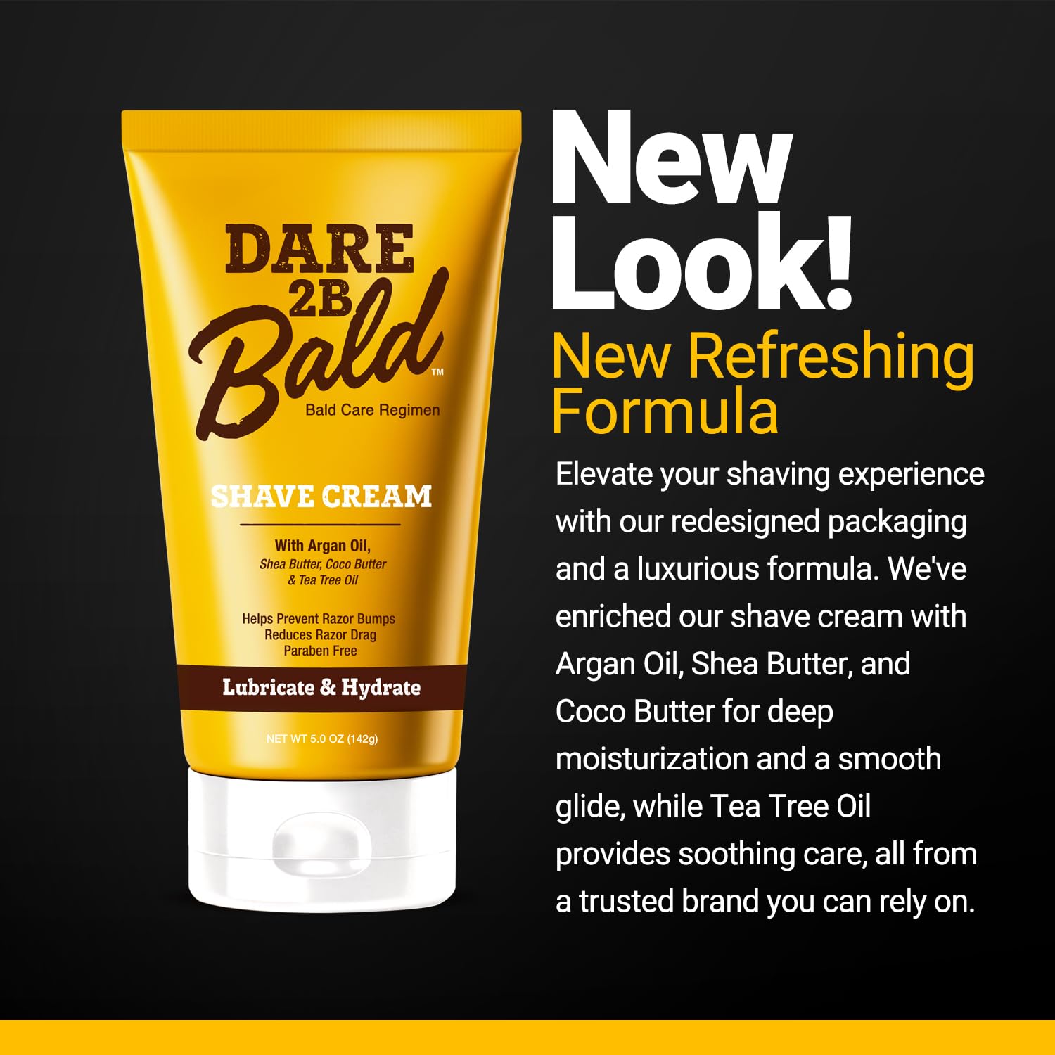 Dare 2B Bald manteca de cacao para cabello calvo