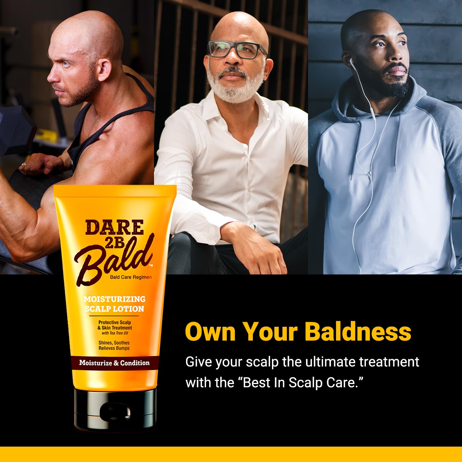 Dare 2B Bald fórmula no grasa que se absorbe sin dejar residuo