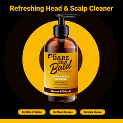 DARE TO BE BALD aceite árbol de té, calma la piel del cuero cabelludo
