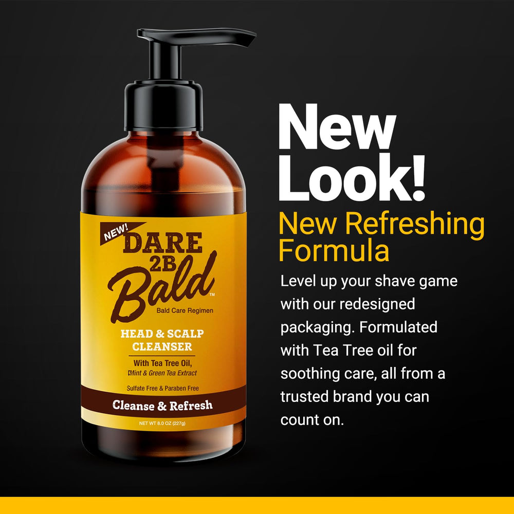 DARE TO BE BALD menta fresca, sensación revitalizante tras la aplicación