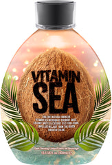 Vitamin Sea DARK TANS EXCLUSIVE: botella lista para bronceado en interiores.