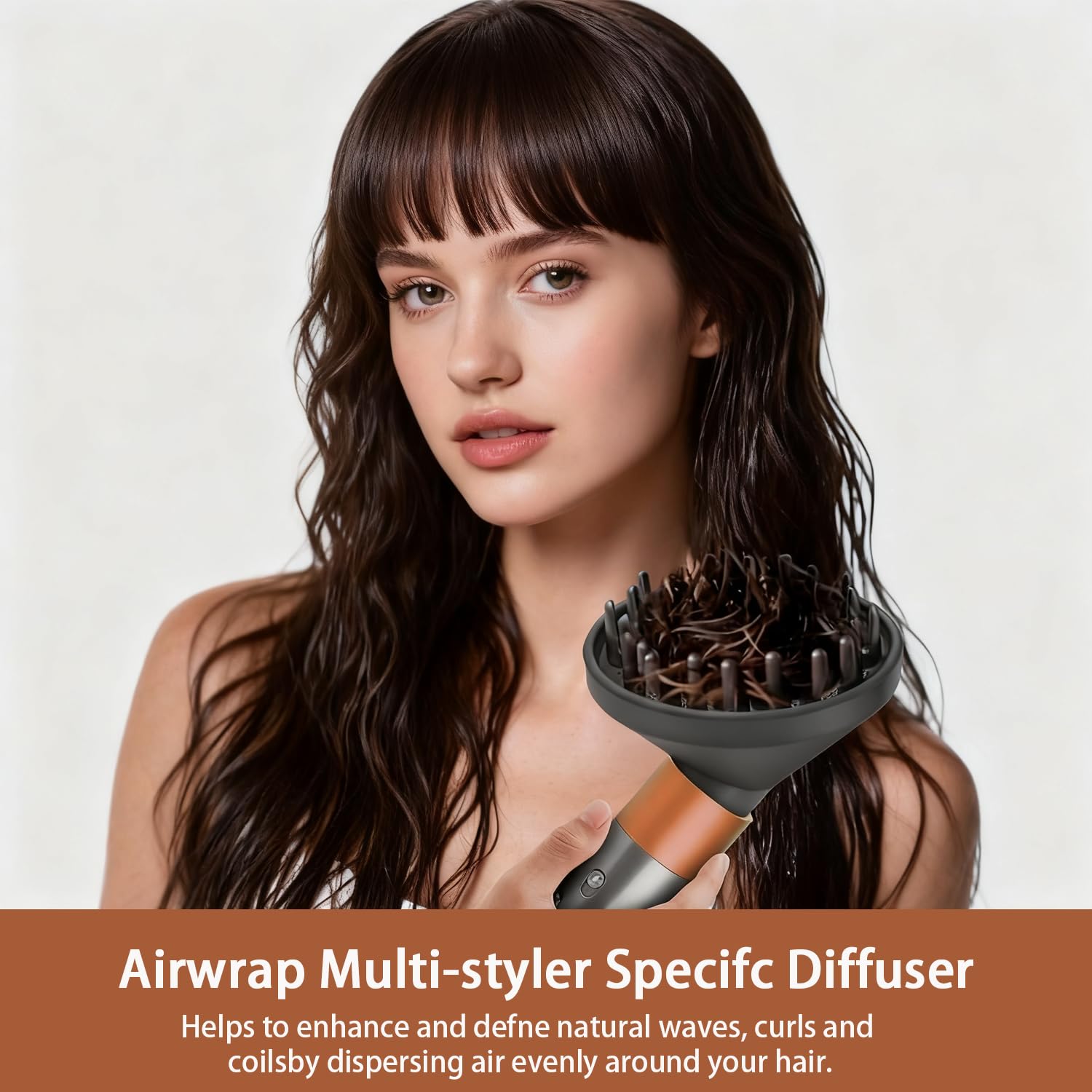 Difusor DaroeDiy: diseño ligero en nylon resistente al calor.