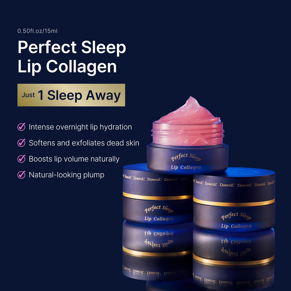 DaseuL Perfect Sleep Lip Collagen mantiene el producto en labios durante la noche.