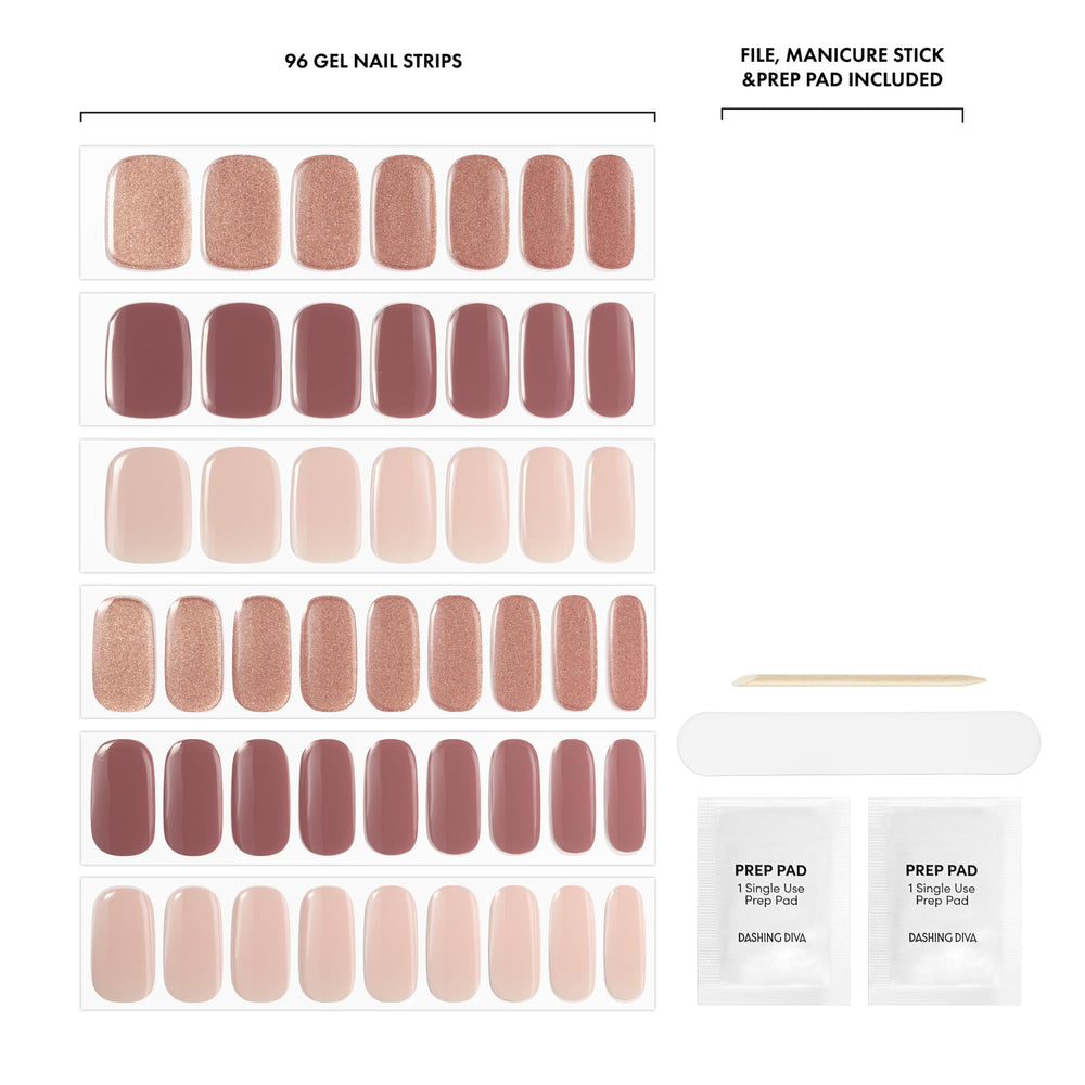 Dashing Diva Glaze: tres capas de gel para brillo espejo y color intenso